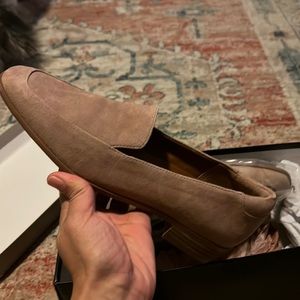 Franco Sarto almond suede pixy